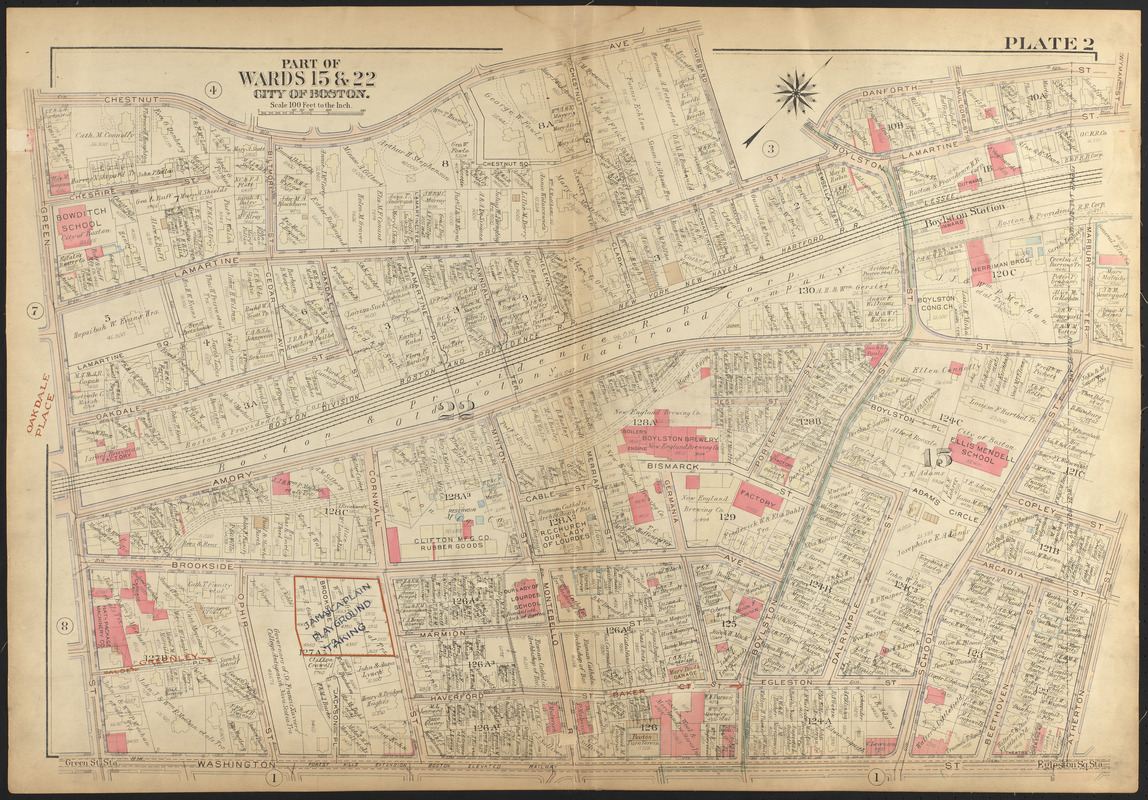 Atlas of the city of Boston, West Roxbury