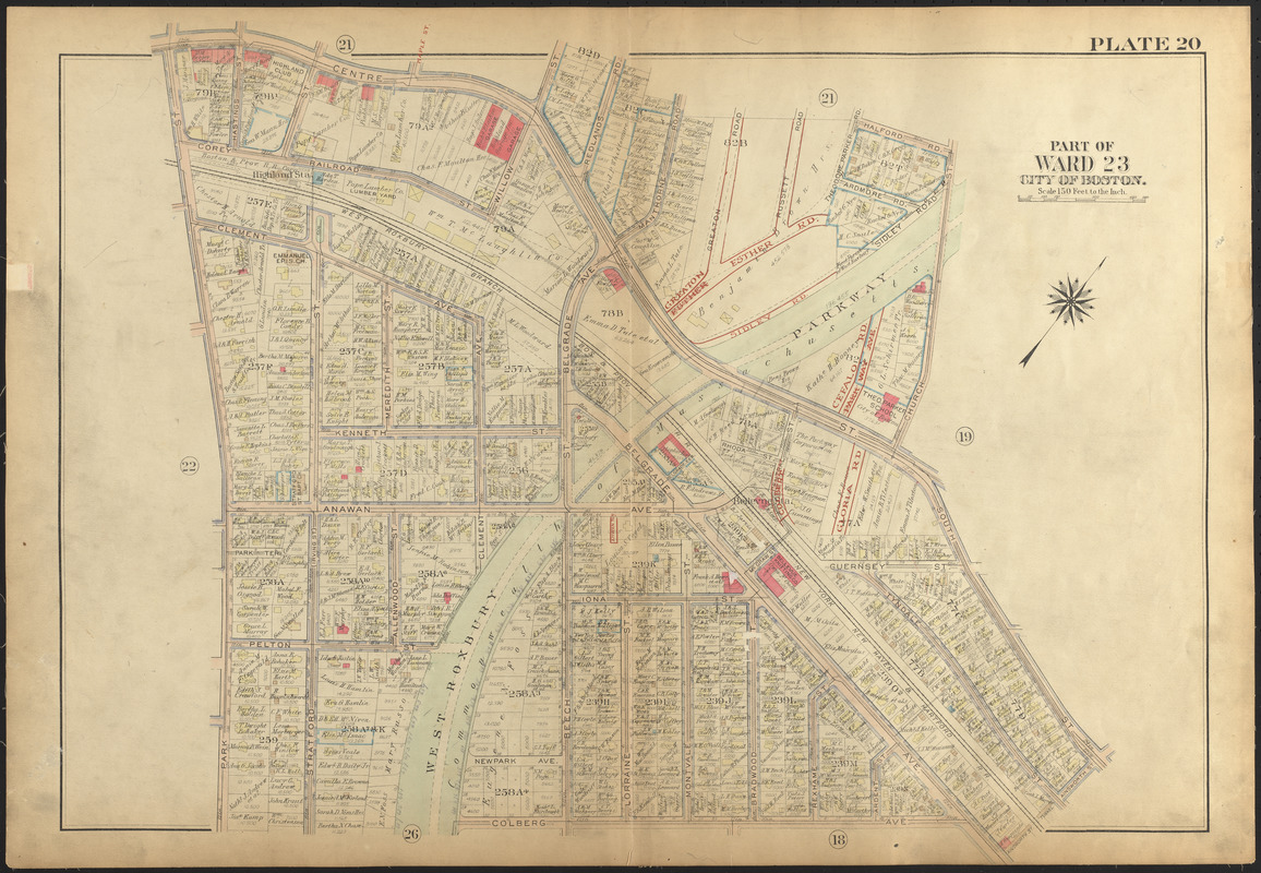 Atlas of the city of Boston, West Roxbury