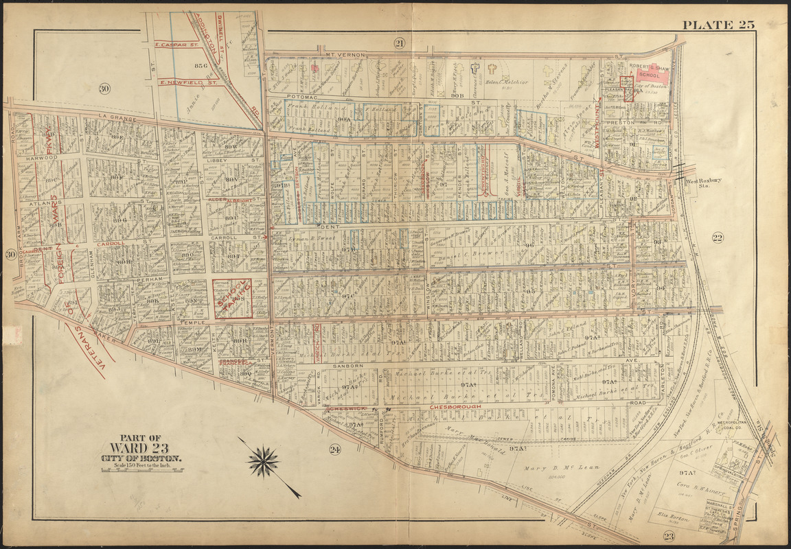 Atlas of the city of Boston, West Roxbury