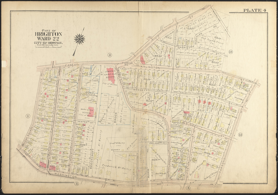 Atlas of the city of Boston, Brighton