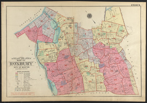 Outline and index map of Roxbury, city of Boston