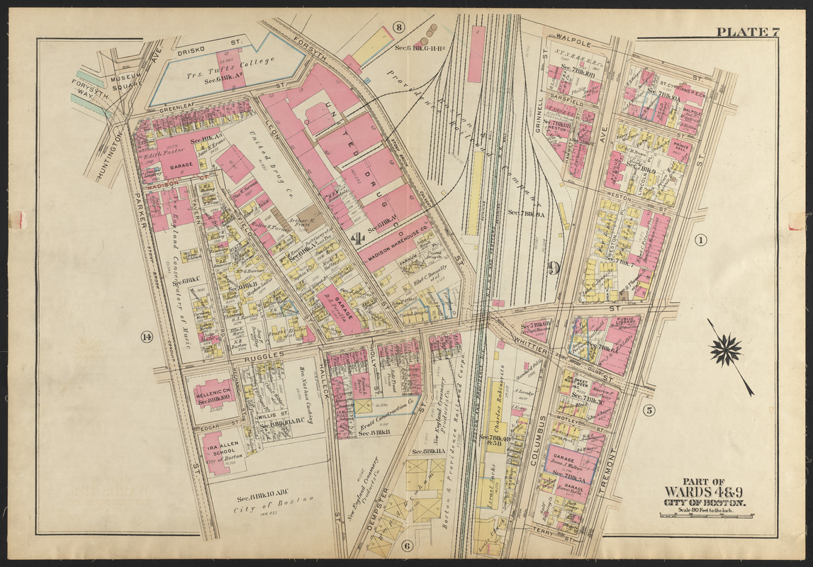 Atlas of the city of Boston, Roxbury