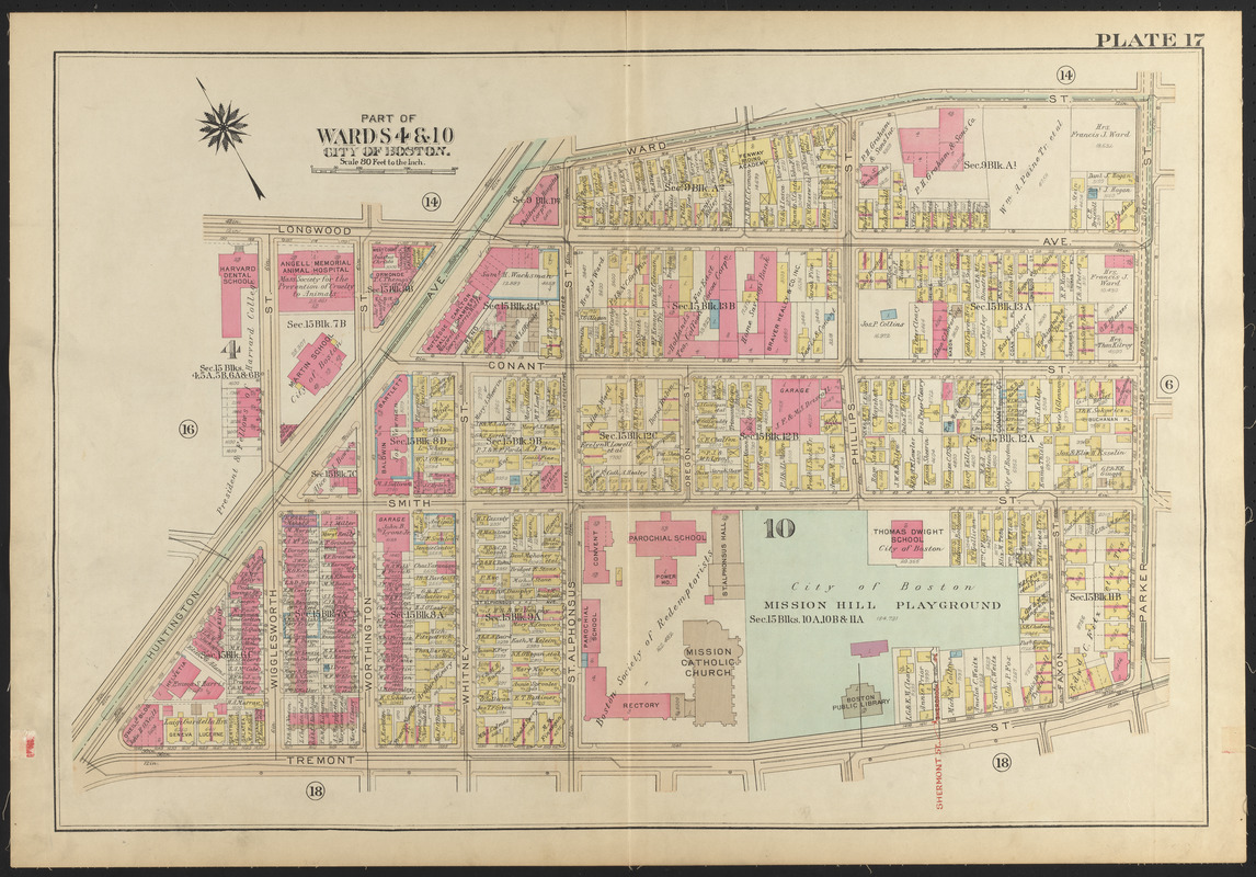 Atlas of the city of Boston, Roxbury - Norman B. Leventhal Map & Education  Center