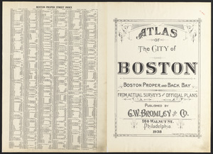 Atlas of the city of Boston : Boston proper and Back Bay