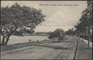 Mill Road looking North, Falmouth, Mass.