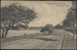 Mill Road looking North, Falmouth, Mass.