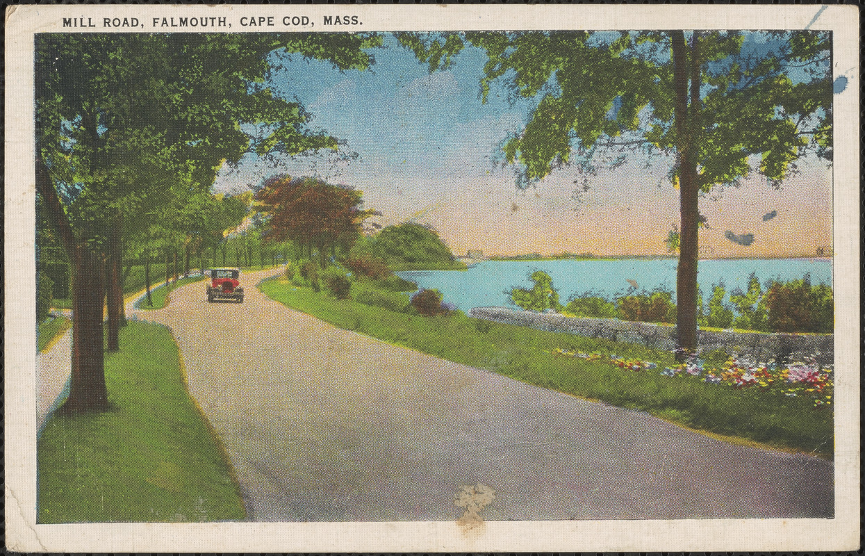 Mill Road, Falmouth, Cape Cod, Mass. Digital Commonwealth