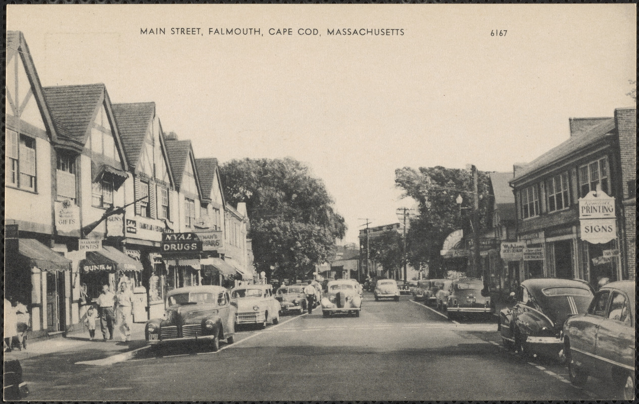 Main Street, Falmouth, Cape Cod, Massachusetts Digital Commonwealth