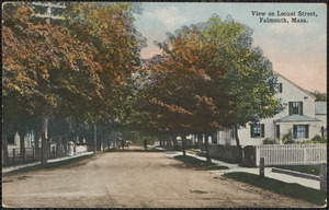 View on Locust Street, Falmouth, Mass.