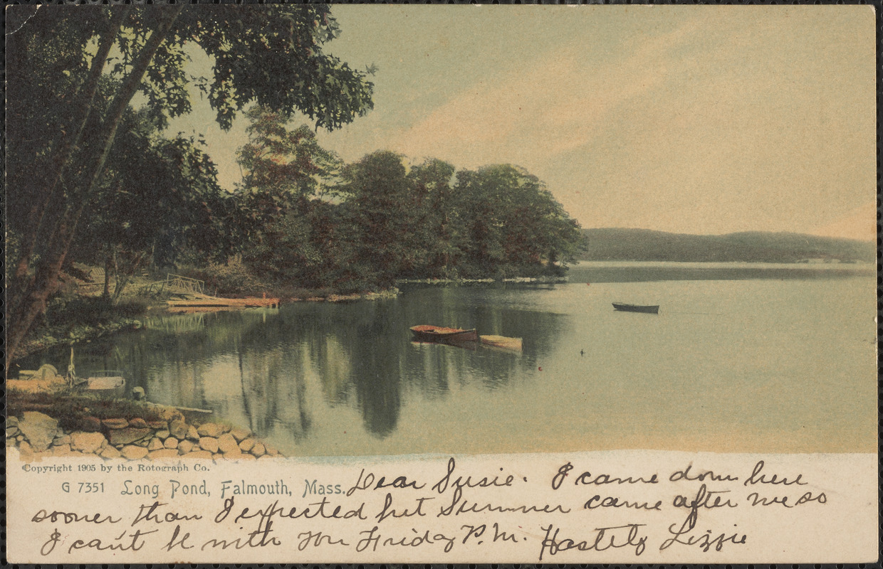 Long Pond, Falmouth, Mass. Digital Commonwealth