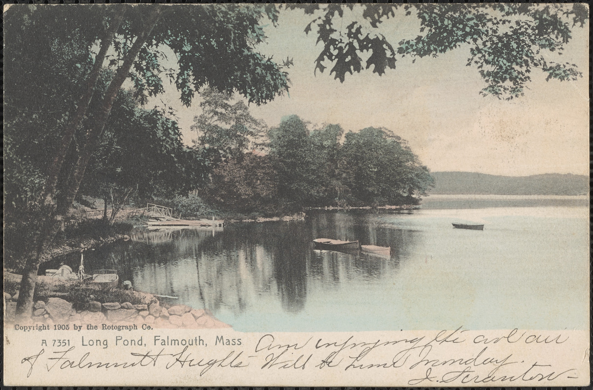 Long Pond, Falmouth, Mass. Digital Commonwealth