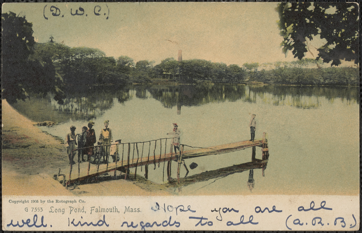 Long Pond, Falmouth Mass. Digital Commonwealth
