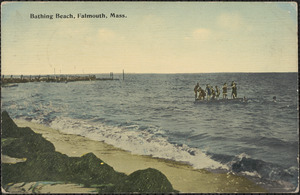 Bathing Beach, Falmouth, Mass.