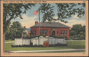 Public Library and War Memorial, Falmouth, Mass.