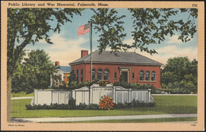Public Library and War Memorial, Falmouth, Mass.
