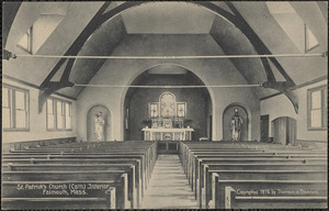 St. Patrick's Church (Cath.) Interior, Falmouth, Mass.