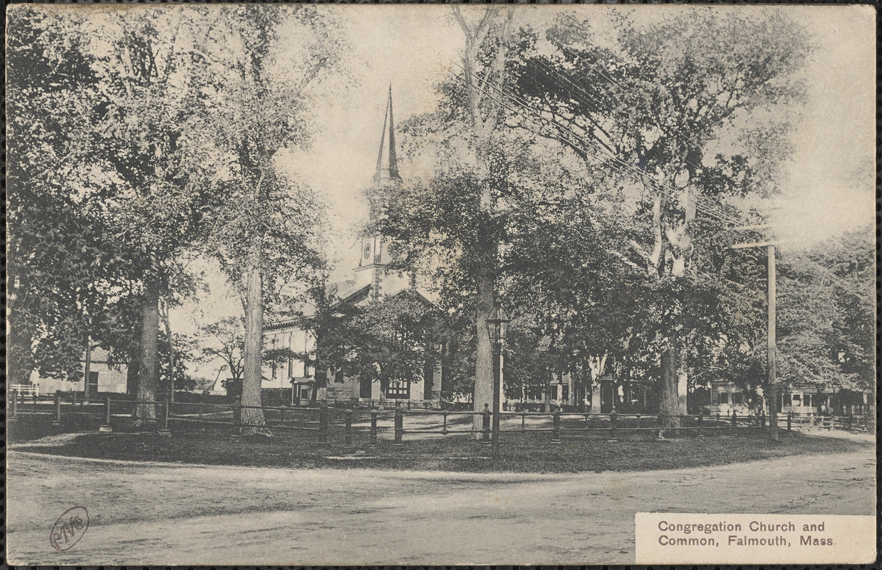 Congregation Church and Common, Falmouth, Mass. Digital Commonwealth