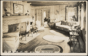 Living Room at the Bellows, Falmouth, Mass.