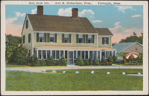 Elm Arch Inn, Ann B. Richardson, Prop., Falmouth, Mass.