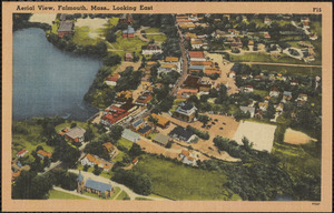 Aerial View, Falmouth, Mass., Looking East