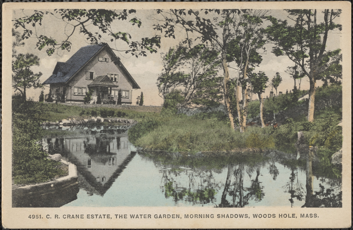 C. R. Crane Estate, The Water Garden, Morning Shadows, Woods Hole, Mass.