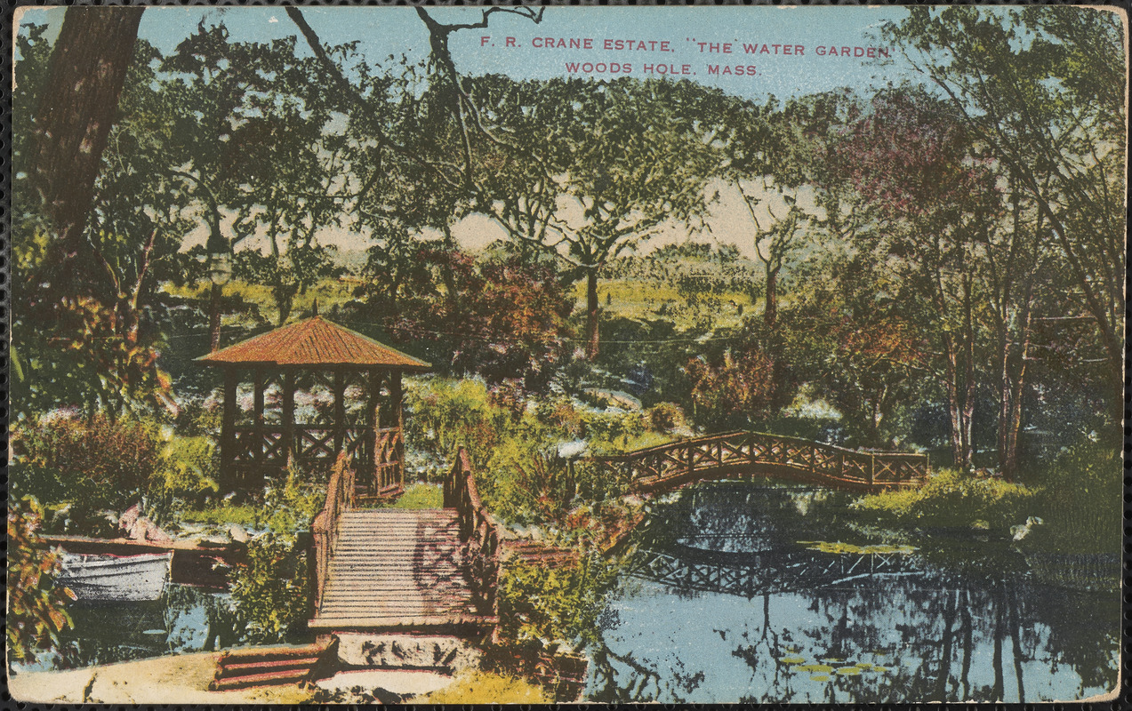 F. R. Crane Estate. "The Water Garden" Woods Hole, Mass.