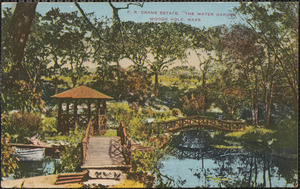 F. R. Crane Estate. "The Water Garden" Woods Hole, Mass.