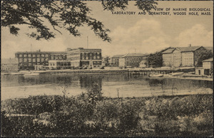 View of Marine Biological Laboratory and Dormitory, Woods Hole, Mass.