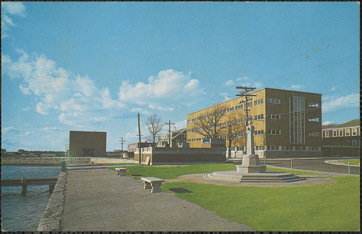 View of Woods Hole, Massachusetts, Showing U.S. Bureau of Fisheries, Aquarium and Marine