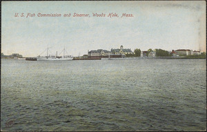 U. S. Fish Commission and Steamer, Woods Hole, Mass.