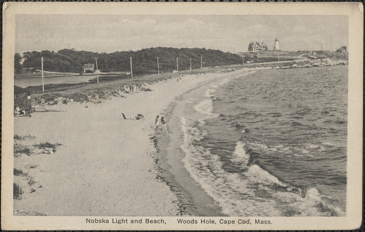 Nobska Light and Beach, Woods Hole, Cape Cod, Mass.