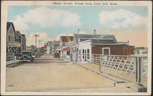 Water Street, Woods Hole, Cape Cod, Mass.