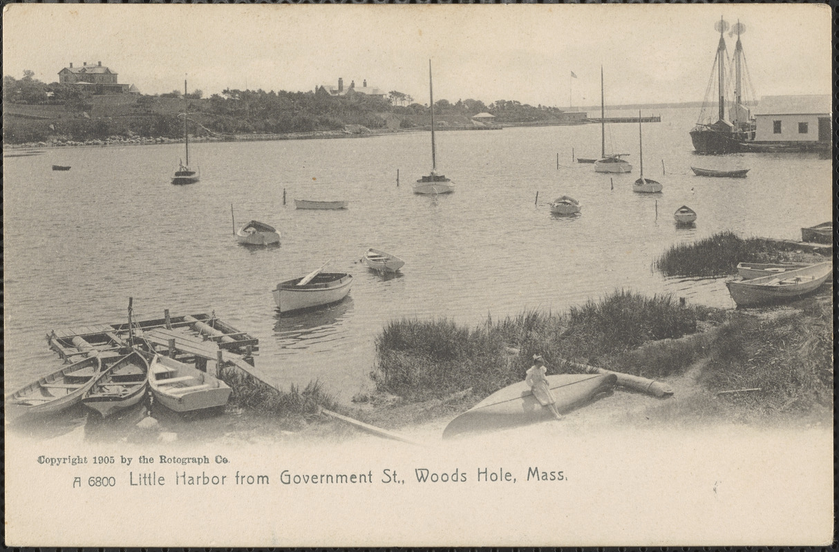 Little Harbor from Government St., Woods Hole, Mass.