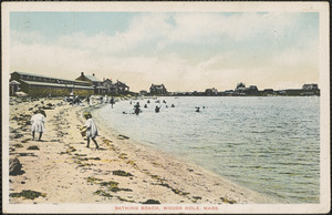 Bathing Beach, Woods Hole, Mass.