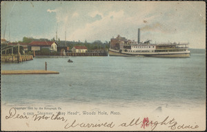 Steamer, "Gay Head", Woods Hole, Mass.