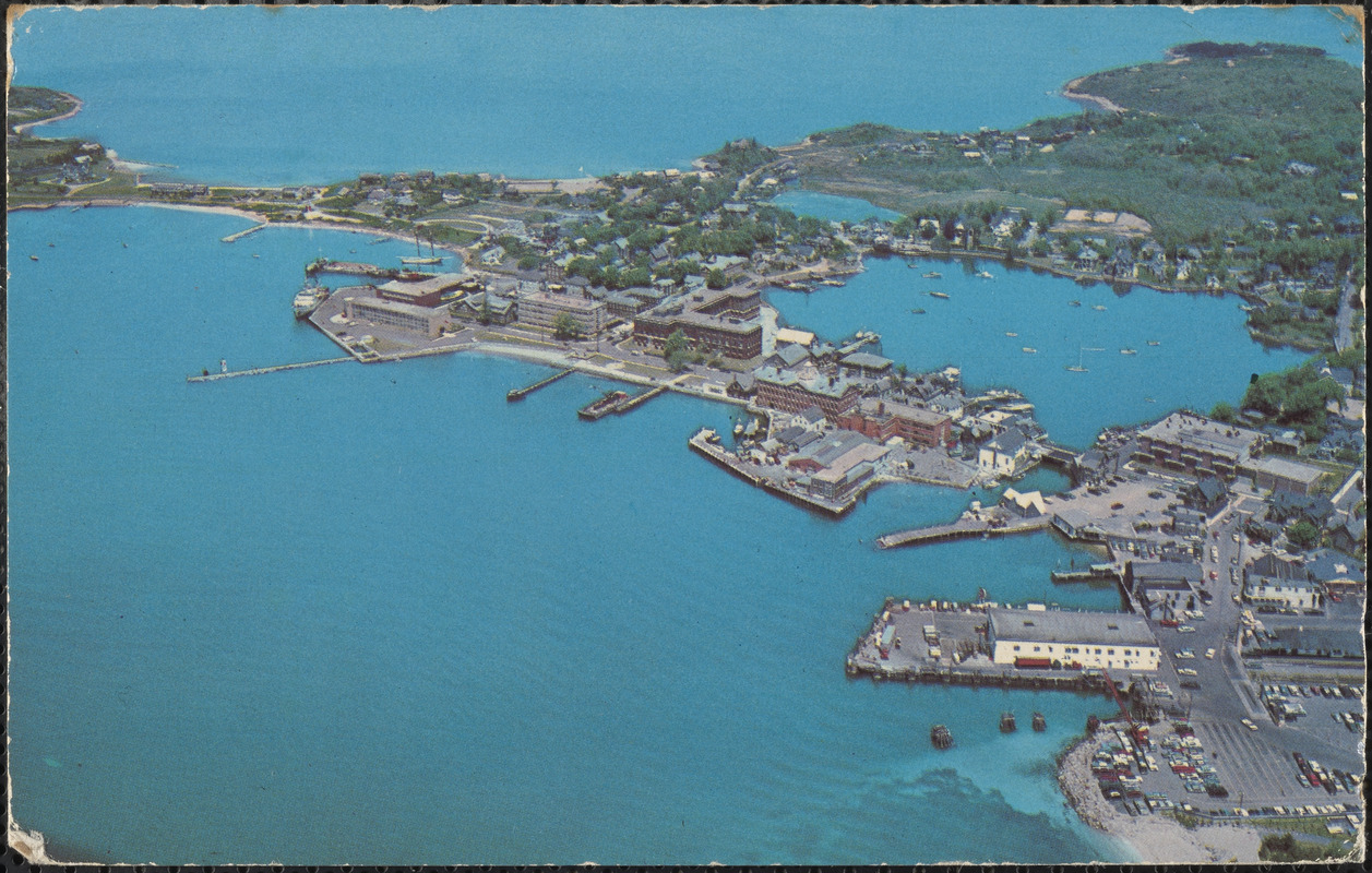 Air View of Woods Hole, Massachusetts