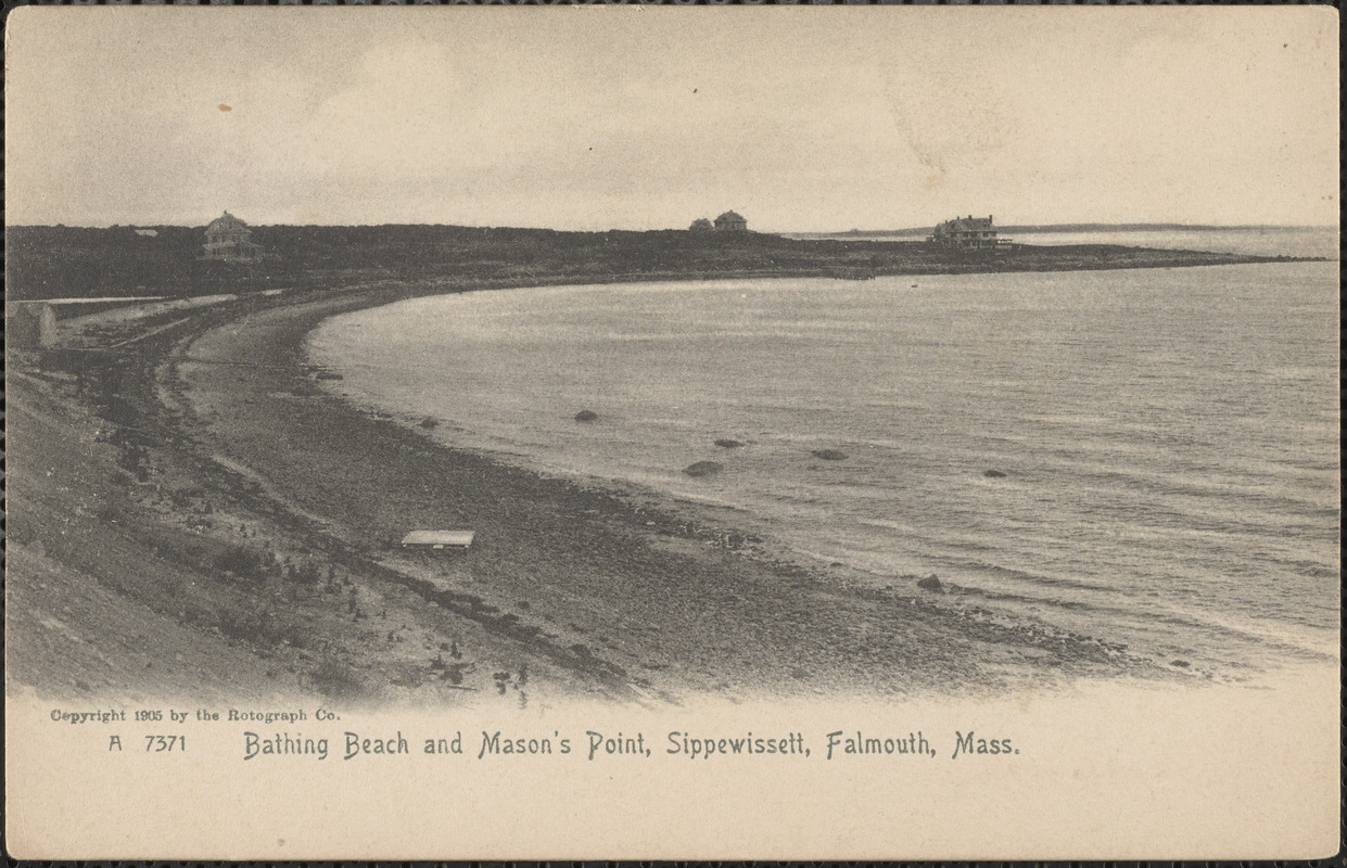 Bathing Beach and Mason's Point, Sippewissett, Falmouth, Mass ...