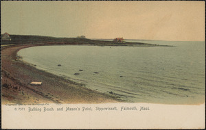 Bathing Beach and Mason's Point, Sippewissett, Falmouth, Mass.