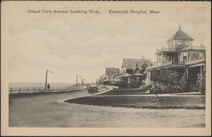 Grand View Avenue Looking West, Falmouth Heights, Mass.