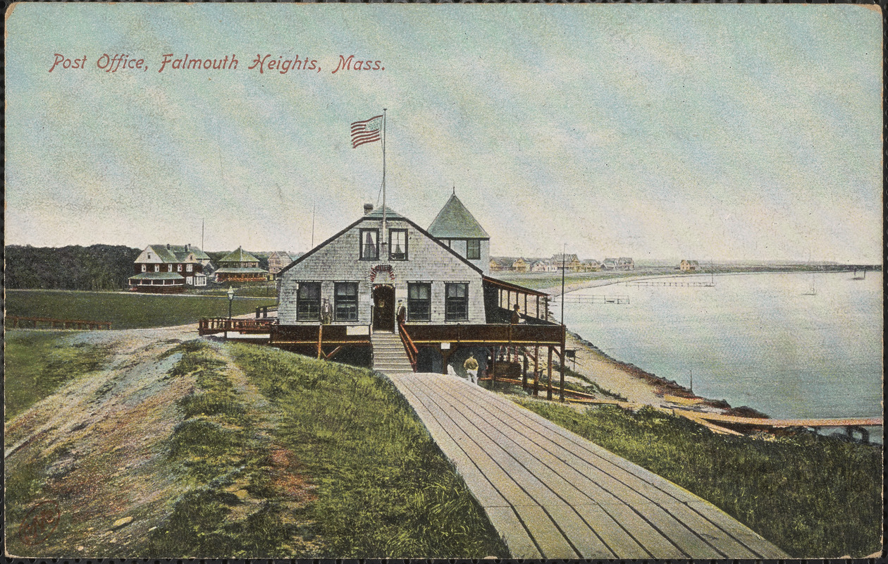 Post Office, Falmouth Heights, Mass. Digital Commonwealth