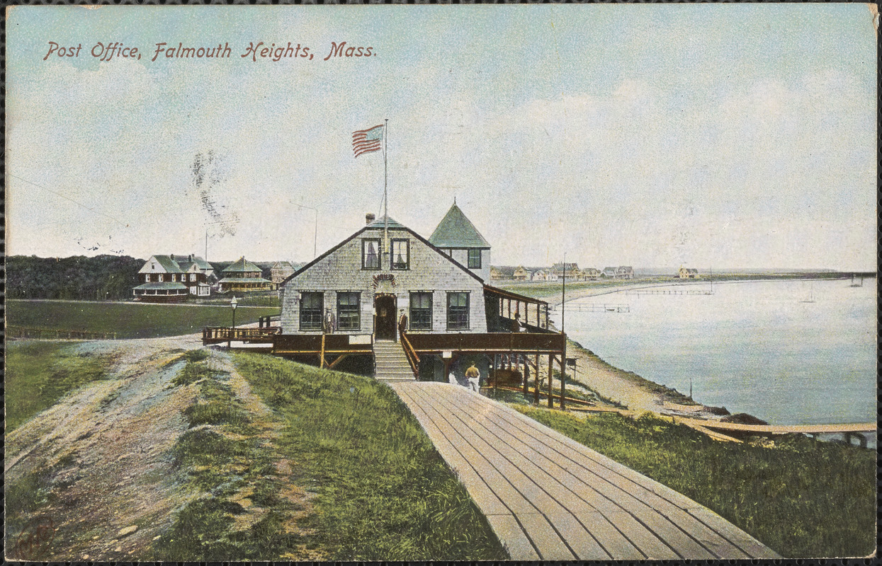Post Office, Falmouth Heights, Mass. Digital Commonwealth