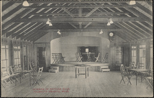 Interior of Cottage Club, Falmouth Heights, Mass.