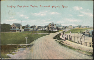 Looking East from Casino, Falmouth Heights, Mass.