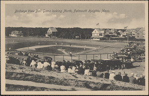 Birdseye View Ball Game looking North, Falmouth Heights, Mass.