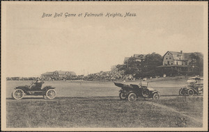Base Ball Game at Falmouth Heights, Mass.