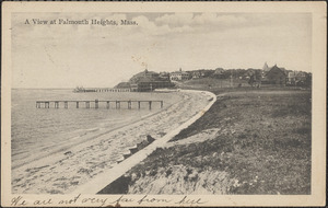 A View at Falmouth Heights, Mass.