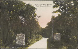 Entrance to Wild Harbor, North Falmouth, Mass.