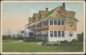 Residence of W. T. Rich, North Falmouth, Mass.