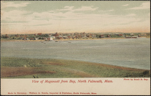 View of Megansett from Bay, North Falmouth, Mass.