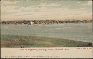 View of Megansett from Bay, North Falmouth, Mass.